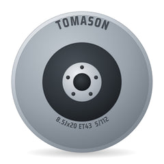 Tomason TN32 MB66.6 5E Mattbronze wintertauglich Alufelge 8.5x20 Zoll ET43 LK 5x112