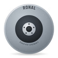 Ronal R71 jetblack-matt-hornkopiert Alufelge 9.5x21 Zoll ET37.1 LK 5x112 ML66.5