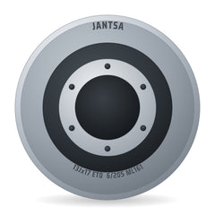Jantsa Stahlfelge 13.00x17 Zoll 6/205/161 ET0 33060076 A2 BZ ALV Silber RAL9006