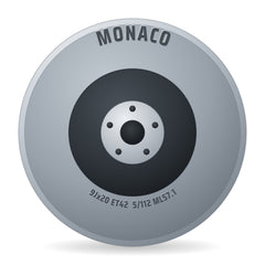 Monaco GPX gloss black polished Felge 9x20 Zoll ET42 LK 5x112 ML57.1