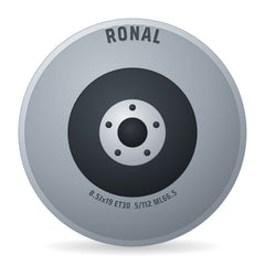 Ronal R73 REV-R bronze matt Felge 8.5x19 Zoll ET30.1 LK 5x112 ML66.5