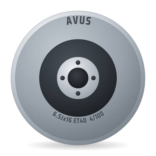 Avus AC-518 Black Felge 6.5x16 Zoll ET40 LK 4x100