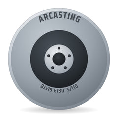 Arcasting ARY Glossy Black Felge 8x19 Zoll ET30 LK 5x110
