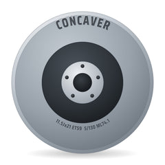 Concaver CVR4 double tinted black Alufelge 11.5x21 Zoll ET59 LK 5x130 ML74.1