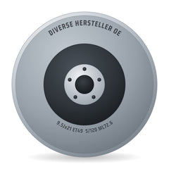 Diverse Hersteller OE Land Rover Range Rover silber (DEMO) Alufelge 9.5x21 Zoll ET49 LK 5x120 ML72.6