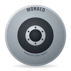 Monaco Tunnel hyper silber Felge 9.5x20 Zoll ET15 LK 6x139.7 ML110.1