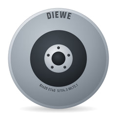 Diewe Dominar silver Alufelge 8x20 Zoll ET40 LK 5x114.3 ML73.1