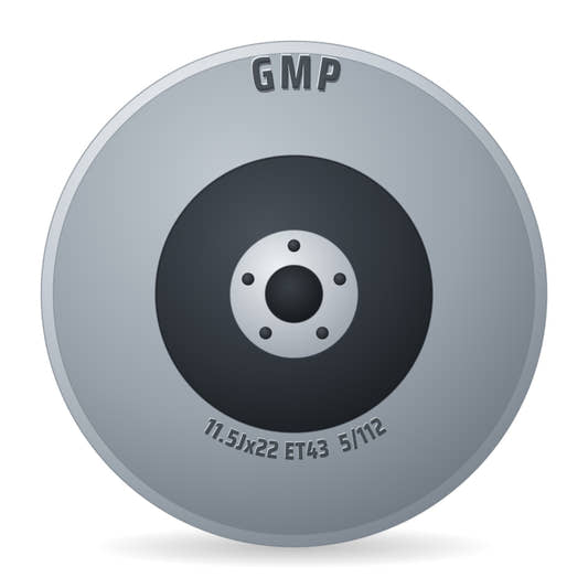 GMP Berghem black glossy Felge 11.5x22 Zoll ET43 LK 5x112