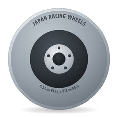 Japan Racing Wheels JR48 hyper silver Alufelge 8.5x19 Zoll ET45 LK 5x112 ML66.6
