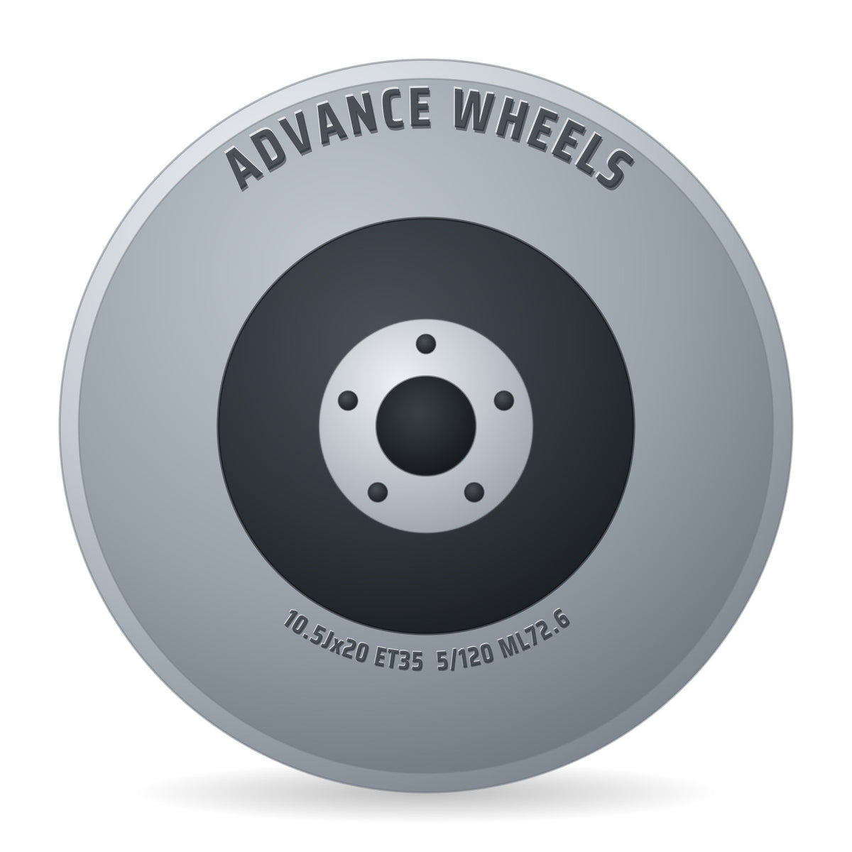 Advance Wheels AV 3.0 your paint Alufelge 10.5x20 Zoll ET35 LK 5x120 ML72.6