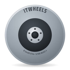 itWheels Gina matt titanium Alufelge 8.5x20 Zoll ET44 LK 5x108 ML63.4