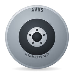 Avus AC-518 Hyper Silver Felge 6.5x16 Zoll ET39 LK 5x98