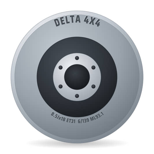DELTA 4x4 Klassik_B 5 7 Felge 8.5x18 Zoll ET31 LK 6x139 ML93.1
