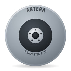 Antera A105 stone bronze Felge 9.5x22 Zoll ET36 LK 5x112