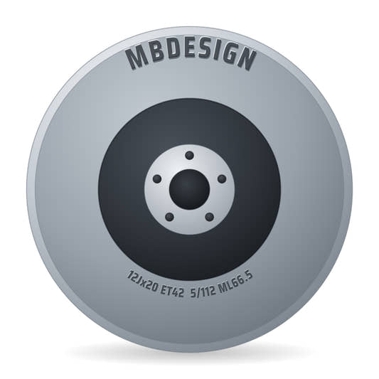 Mbdesign KV1 grau matt Alufelge 12x20 Zoll ET42 LK 5x112 ML66.5