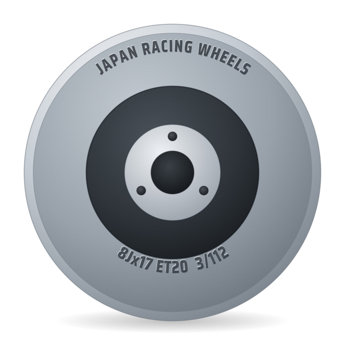 Japan Racing Wheels JR22 -45 72.6 Felge 8x17 Zoll ET20 LK 3x112