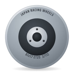 Japan Racing Wheels JR26 -35 72.6 Felge 8x17 Zoll ET20 LK 3x112