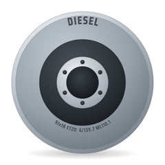 diesel Avalanche matt black Felge 9x18 Zoll ET20 LK 6x139.7 ML110.1