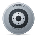Gianetti FAD Stahlfelge 10.50x12 Zoll 4/100/60 ET-70 30810301 A1 BZ ALV Silber RAL9006