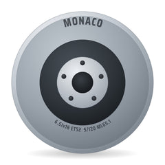 Monaco CL2T silver Felge 6.5x16 Zoll ET52 LK 5x120 ML65.1