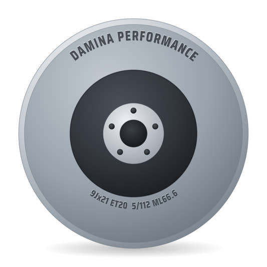 Damina Performance DM17 anthrazit Alufelge 9x21 Zoll ET20 LK 5x112 ML66.6