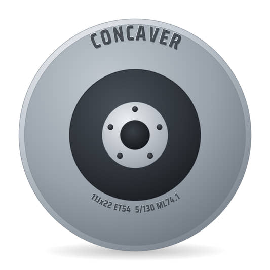 Concaver CVR4 brushed bronze Alufelge 11x22 Zoll ET54 LK 5x130 ML74.1