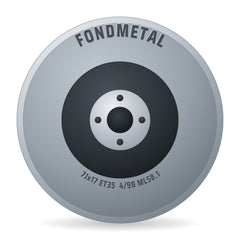 Fondmetal 9EVO matt titanium Alufelge 7x17 Zoll ET35 LK 4x98 ML58.1
