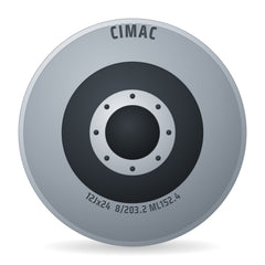 Cimac W12 x 24 8/203.2/152.4 ET A241236 ALV Grau Stahlfelge
