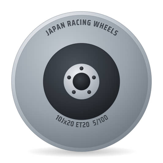 Japan Racing Wheels JR37 -45 72.6 Felge 10x20 Zoll ET20 LK 5x100