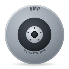 GMP Titan Anthrazit Poliert Felge 11.5x22 Zoll ET52 LK 5x130