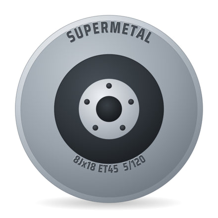 Felge SuperMetal Cage Schwarz Matt