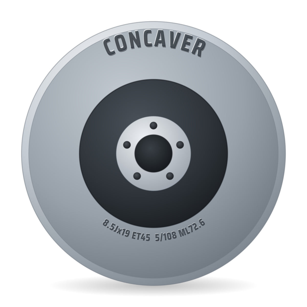 Concaver CVR2 brushed bronze Alufelge 8.5x19 Zoll ET45 LK 5x108 ML72.6