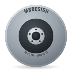 Mbdesign KV1 bronze light matt Alufelge 9x20 Zoll ET21 LK 5x112 ML75