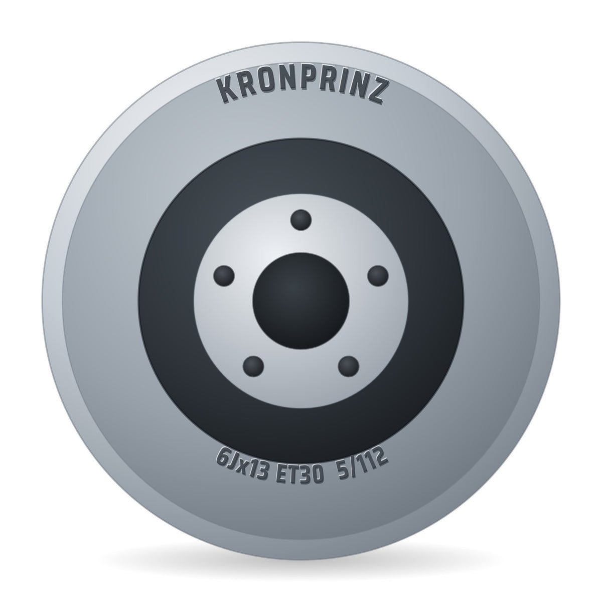 Kronprinz SF Anhžnger Eigen Felge 6x13 Zoll ET30 LK 5x112