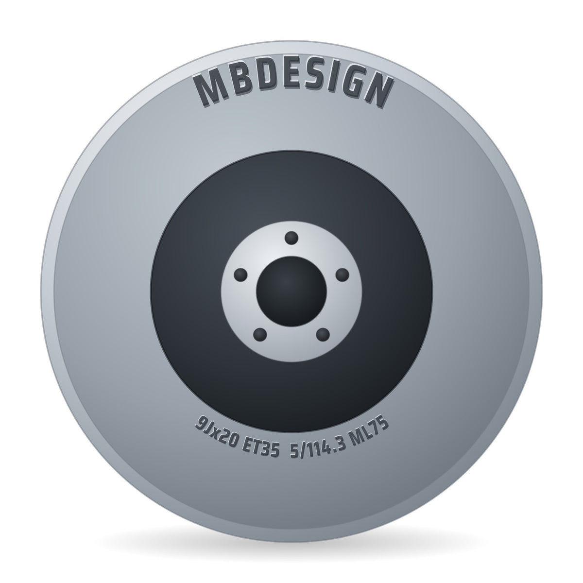 Mbdesign KV1 bronze light matt Alufelge 9x20 Zoll ET35 LK 5x114.3 ML75