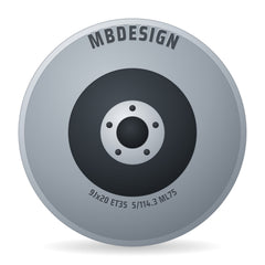 Mbdesign KV1 bronze light matt Alufelge 9x20 Zoll ET35 LK 5x114.3 ML75