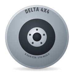 DELTA 4x4 Klassik_B 5 schwarz matt Felge 8.5x18 Zoll ET30 LK 5x112 ML66.6