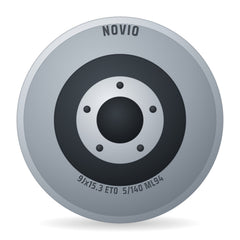 Novio Komplettrad 10.0/75-15.3 AW-909 14PR auf Felge 9.00x15.3 5/140/94 ET0 Stahl Grau