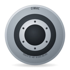 Cimac Stahlfelge 13x17 Zoll 6/205/161 ET-40 A171332B Silber RAL9006