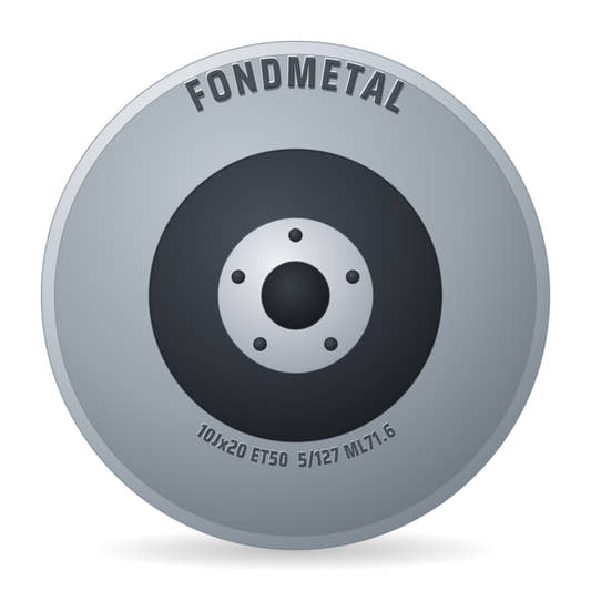 Fondmetal Alke matt black Alufelge 10x20 Zoll ET50.08 LK 5x127 ML71.6