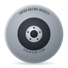 Japan Racing Wheels SL-02 -45 72.6 Felge 9.5x19 Zoll ET20 LK 5x108