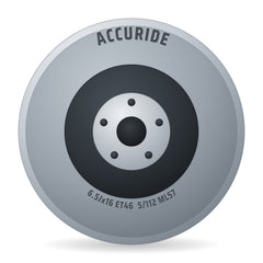 Accuride SF Seat 6667 VO516044 16275 R1-2088 Felge 6.5x16 Zoll ET46 LK 5x112 ML57