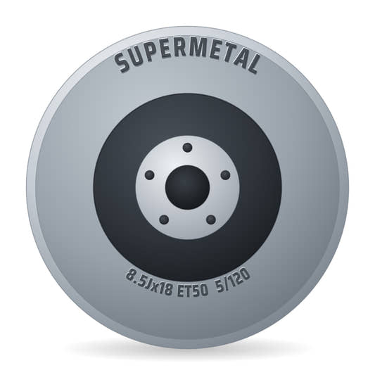 SuperMetal Cell Ultra Matt Bronze Felge 8.5x18 Zoll ET50 LK 5x120