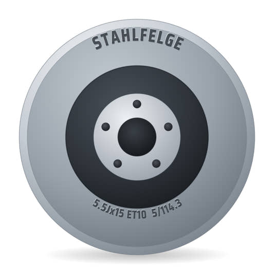 Stahlfelge 1956-70 Silber Volvo Pv/Amaz Ohne Nabenkappe Classic Felge 5.5x15 Zoll ET10 LK 5x114.3