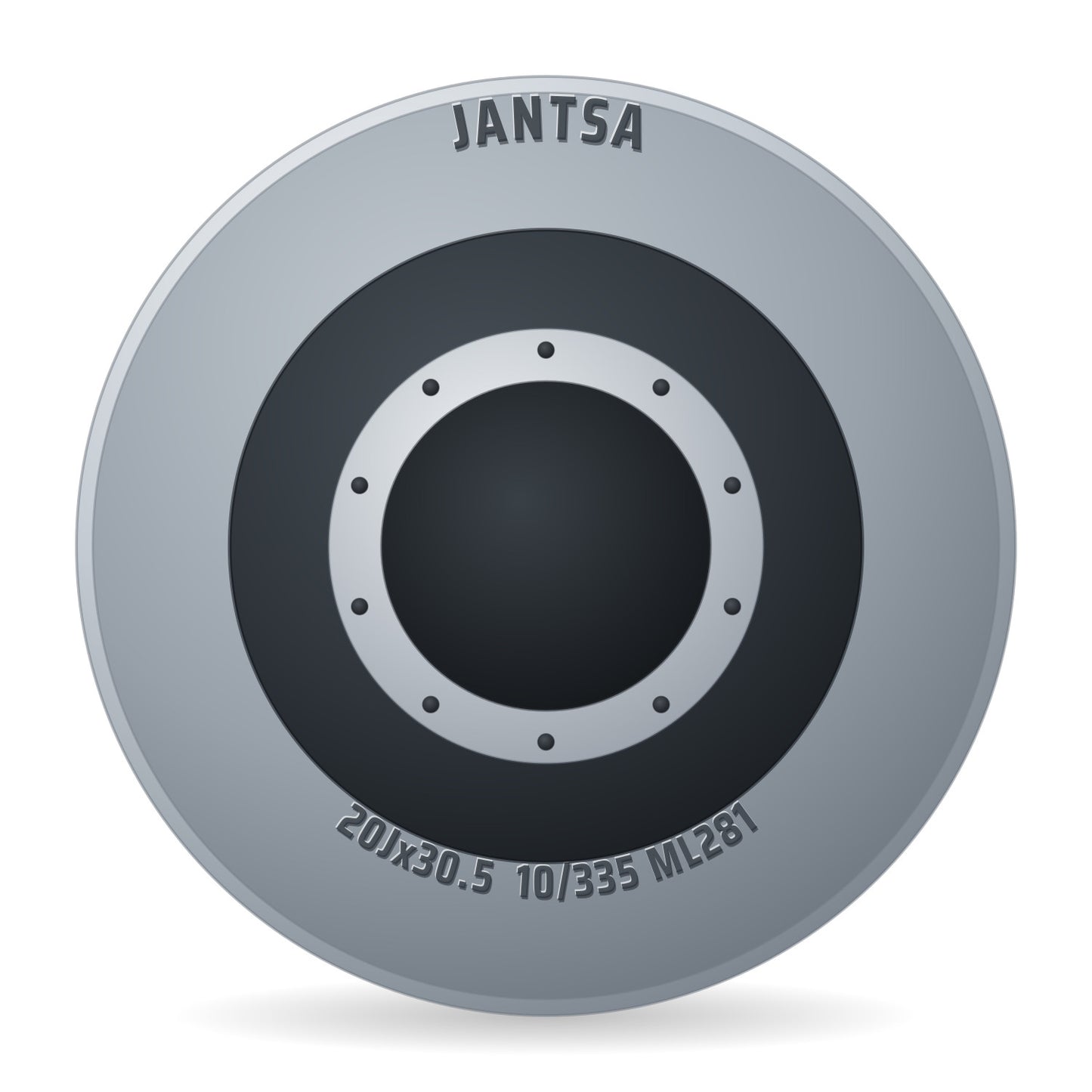 Jantsa Stahlfelge 20.00x30.5 Zoll 10/335/281 ET