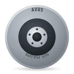 Avus 7 5xx17 NB66 6 AF19 RW 0.1 Hyper Silver Felge 7.5x17 Zoll ET42 LK 5x112