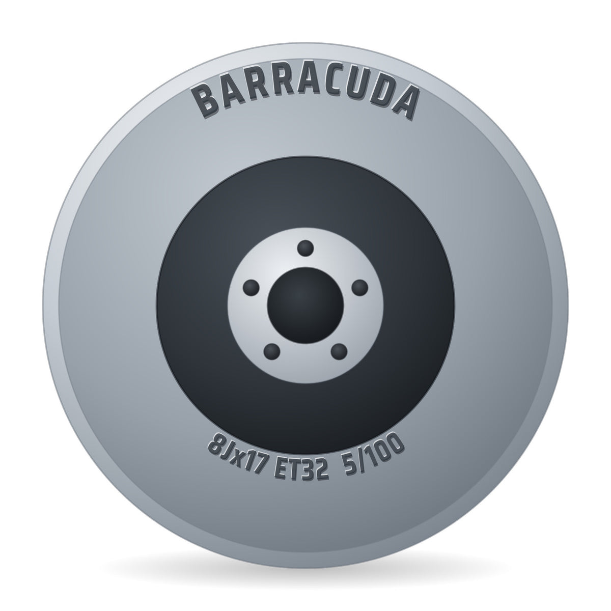 Barracuda Summa matt bronze Felge 8x17 Zoll ET32 LK 5x100