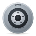Starco Stahlfelge 7.00x12 Zoll 5/112/67 ET-4 39600305 E12 BZ ALV Silber RAL9006