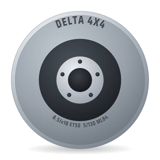 DELTA 4x4 LegacyForged Defence 18 5 schwar Felge 8.5x18 Zoll ET50 LK 5x130 ML84