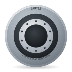 Jantsa Stahlfelge 6.75x17.5 Zoll 10/225/176 ET-40 33060068 Silber RAL9006 einteilig